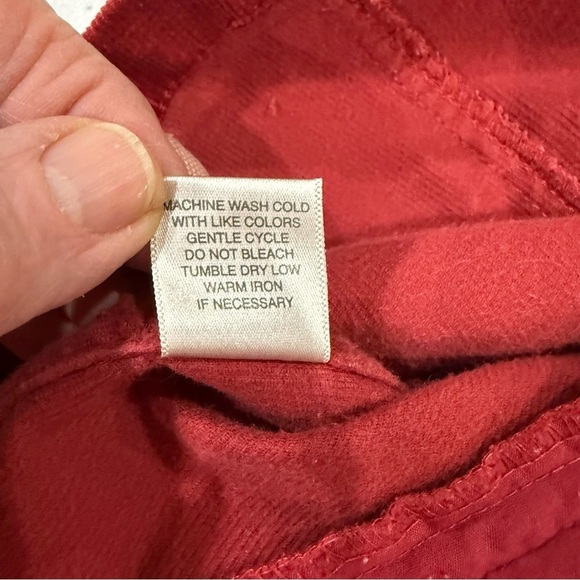 Christopher & Banks Corduroy Jacket Pockets Stretch Rust Women’s Size Large - Picture 14 of 14